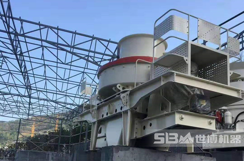 機(jī)制砂不水洗生產(chǎn)現(xiàn)場(chǎng)