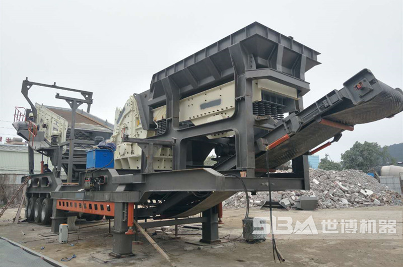 建筑垃圾多機(jī)組合破碎機(jī)，反擊破移動(dòng)破碎機(jī)