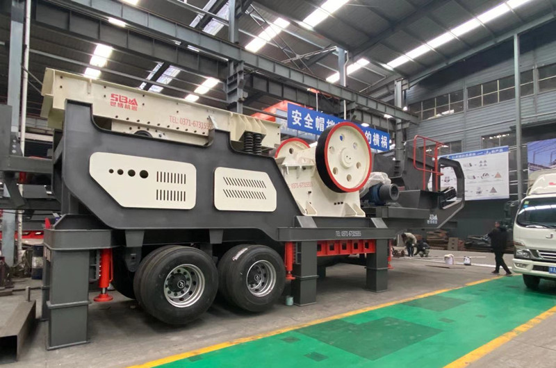 半移動(dòng)破碎站，輪胎移動(dòng)破碎機(jī)