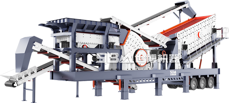 移動重錘式破碎機，適合脆性物料的移動破碎篩分設(shè)備