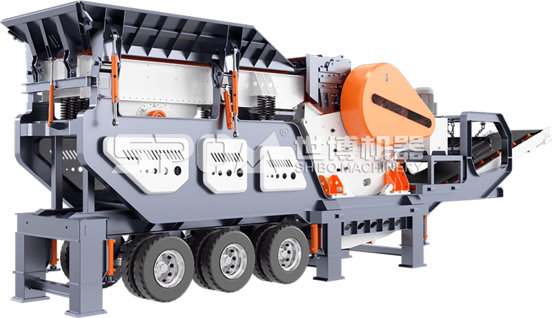 輪胎式移動顎破石子破碎機(jī)