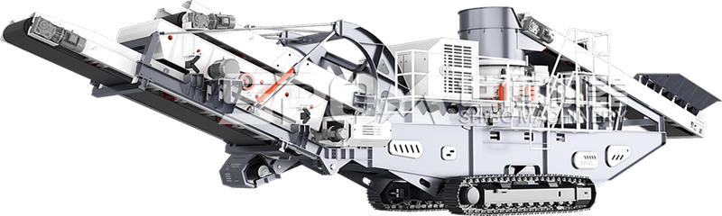 履帶式圓錐破碎站，配置圓錐破的移動站