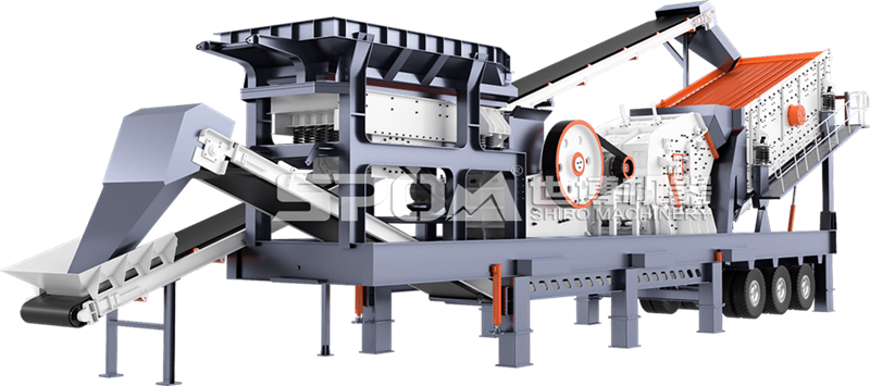 四組合移動式石子破碎機(jī)