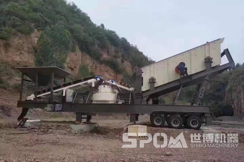 移動沖擊式制砂機(jī)設(shè)備