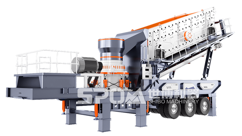 移動式圓錐破石子破碎機(jī)